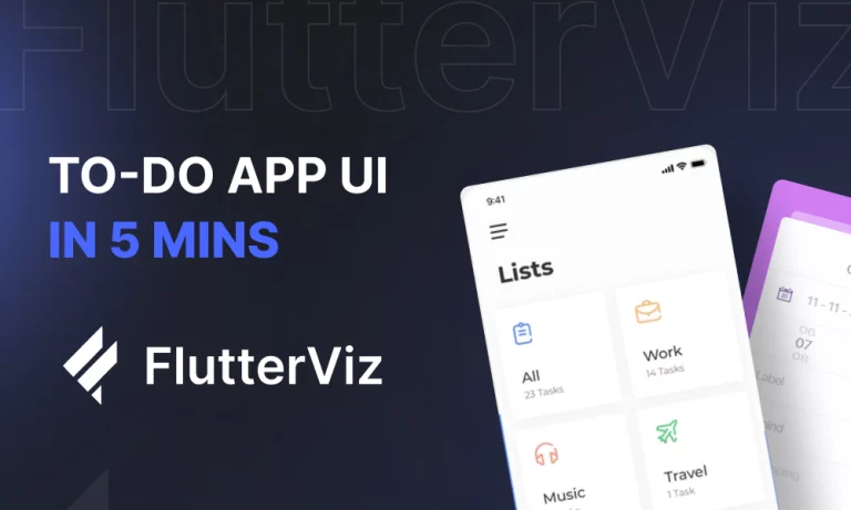 Creating a simple Flutter TO-DO app UI in 5 mins | Iqonic Design
